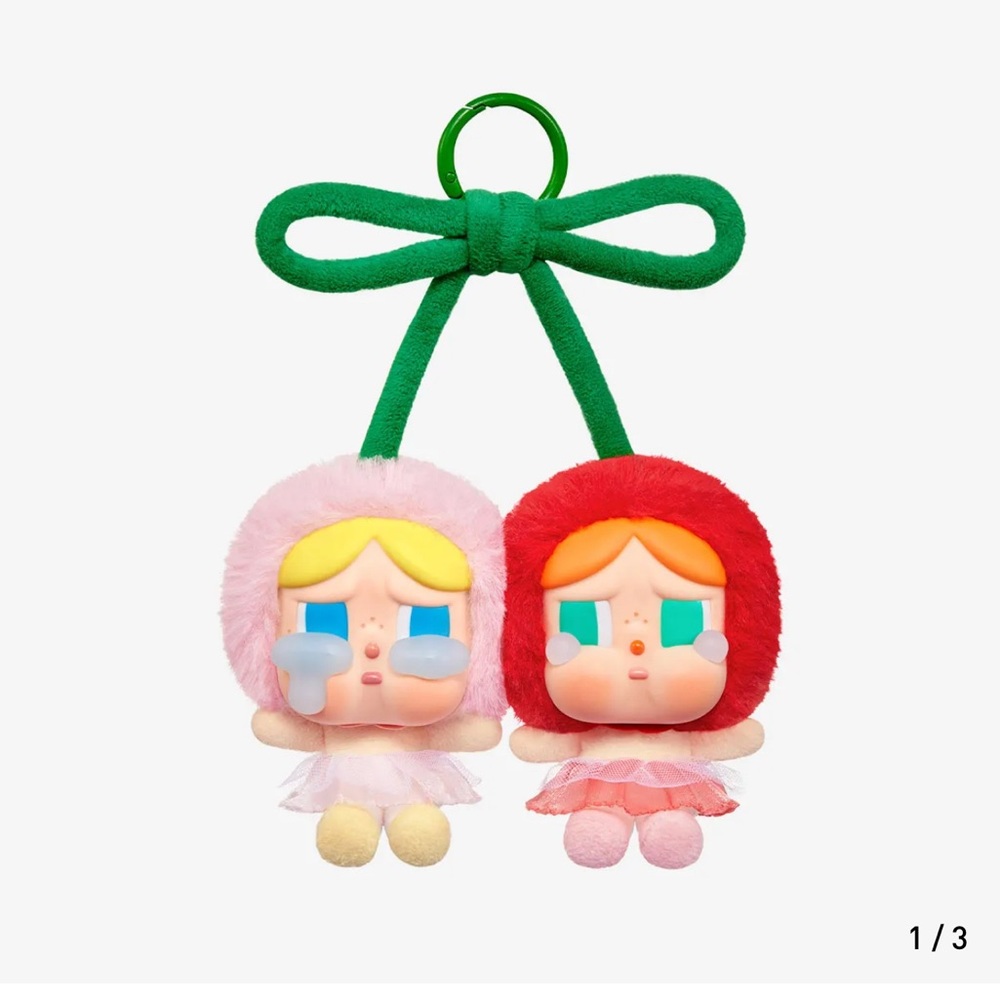 AUTHENTIC Crybaby Crying for Love - Cherries Figurine Keychain - Pop Mart BNIB